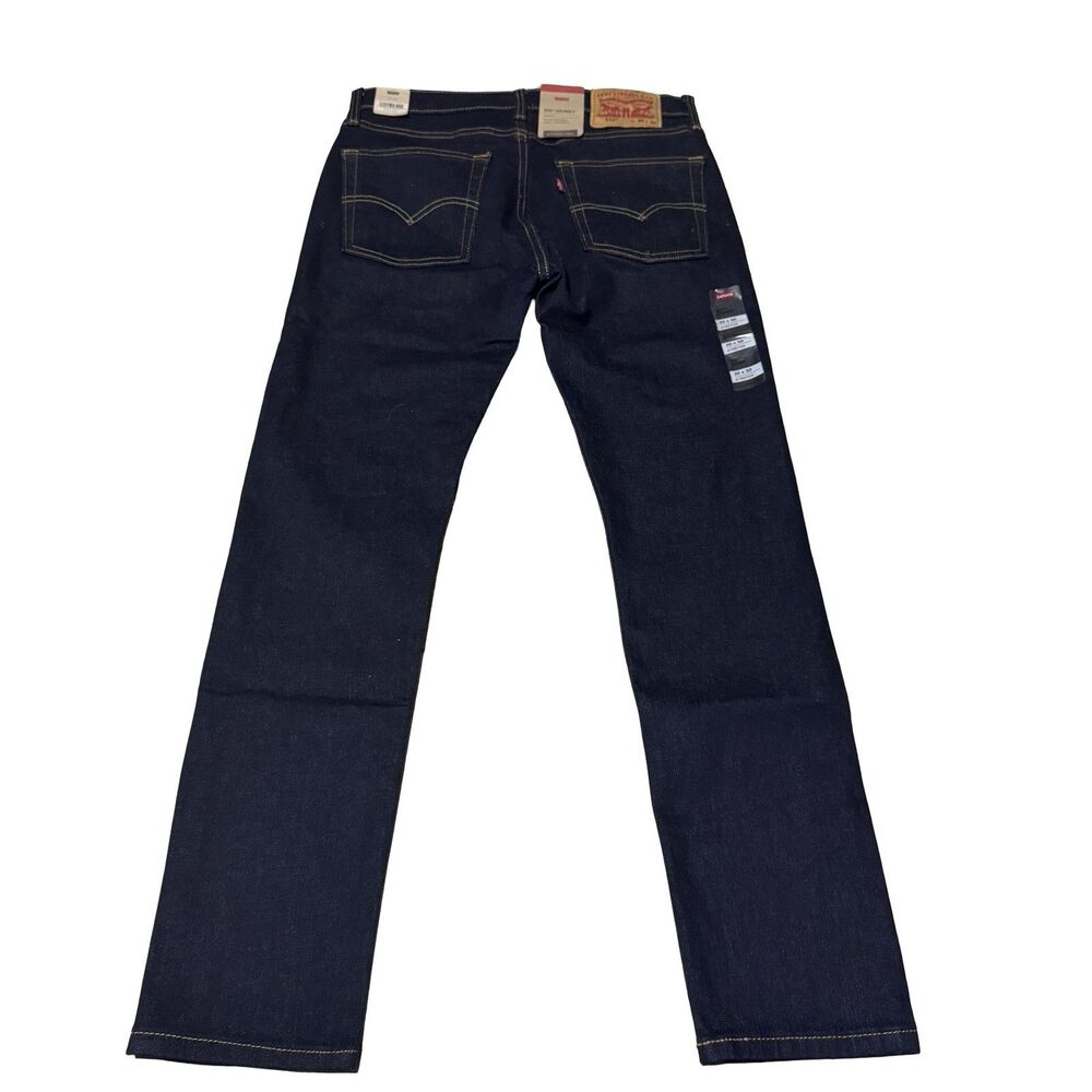 NWT‎ Levis 510 Jeans Men Skinny Hip Dark Wash Stretch Denim Pants 30x30